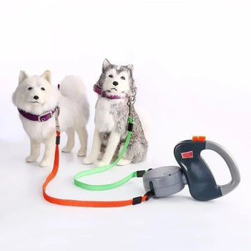 Dual Retractable Dog Leash