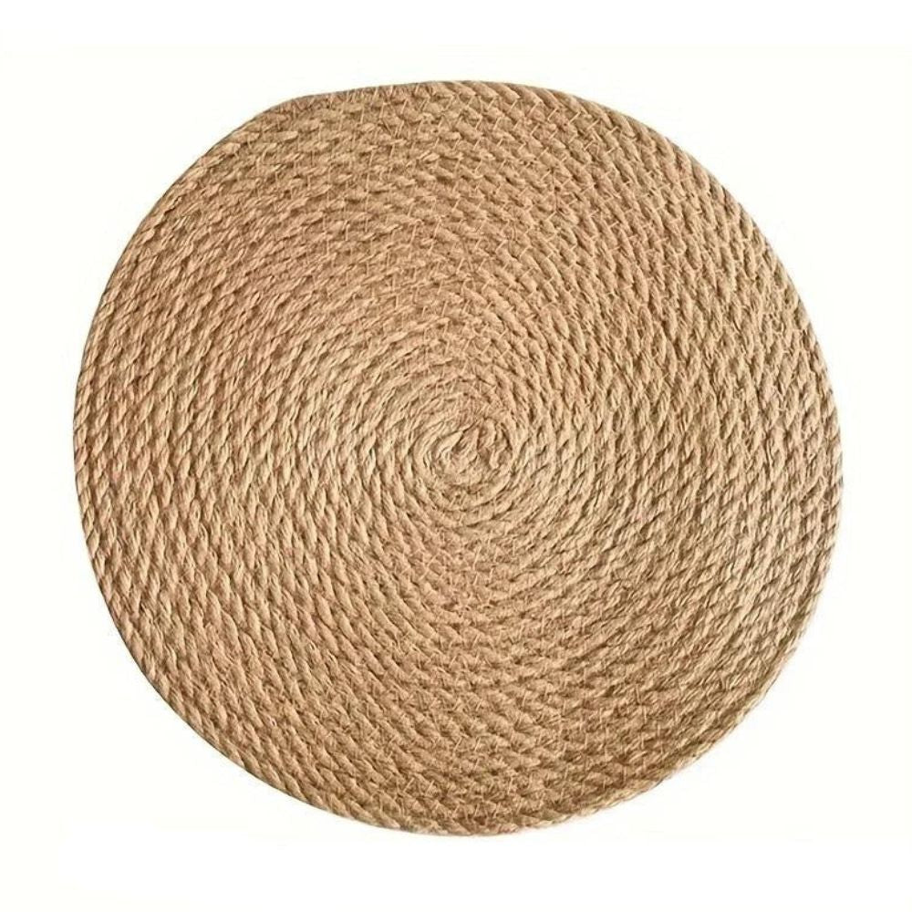 Hand-Woven Round Placemat